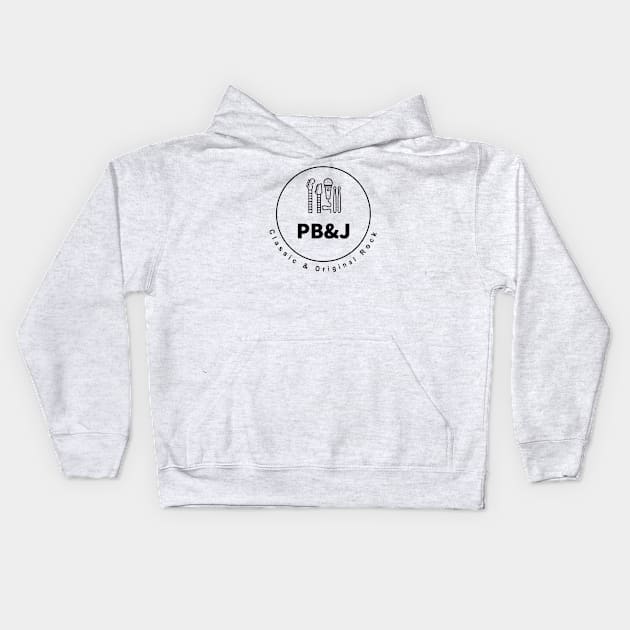 PB&J Logo BLK Kids Hoodie by ConiglioCat